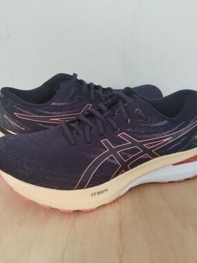 ASICS Women's Gel Kayano 29 Blue Purple Peach Pink Sneakers Running Shoes